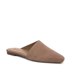 Vince | Gena Slides | Asymmetrical | Suede | Otter Grey